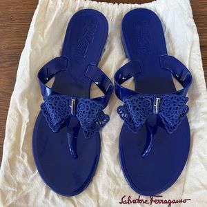 Salvatore Ferragamo Jelly Slides